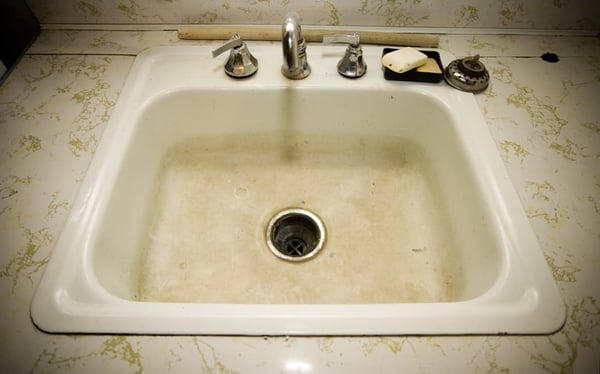 hard water can leave behind stains on your sinks and appliances